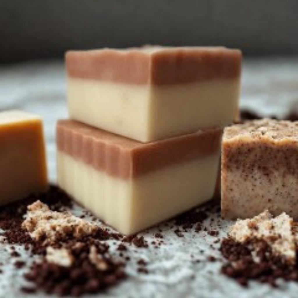 ☕🐐Goat Milk & Coffee Handmade Soap ✨